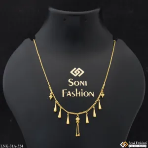 1 Gram Gold Plated Fashionable Necklace for Ladies - Style A524