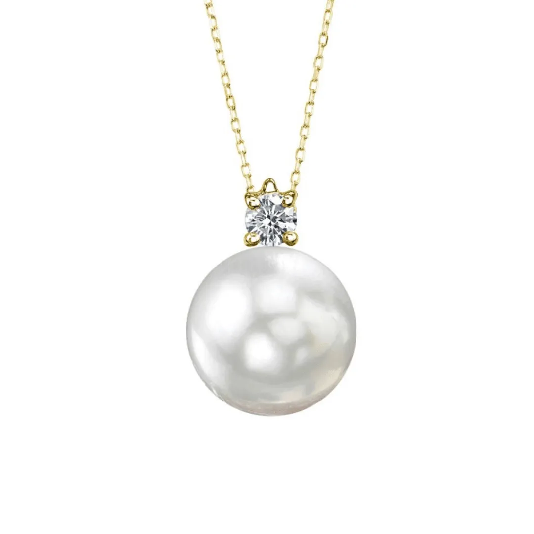 10-11mm Freshwater Pearl & Sasha Purple Necklace