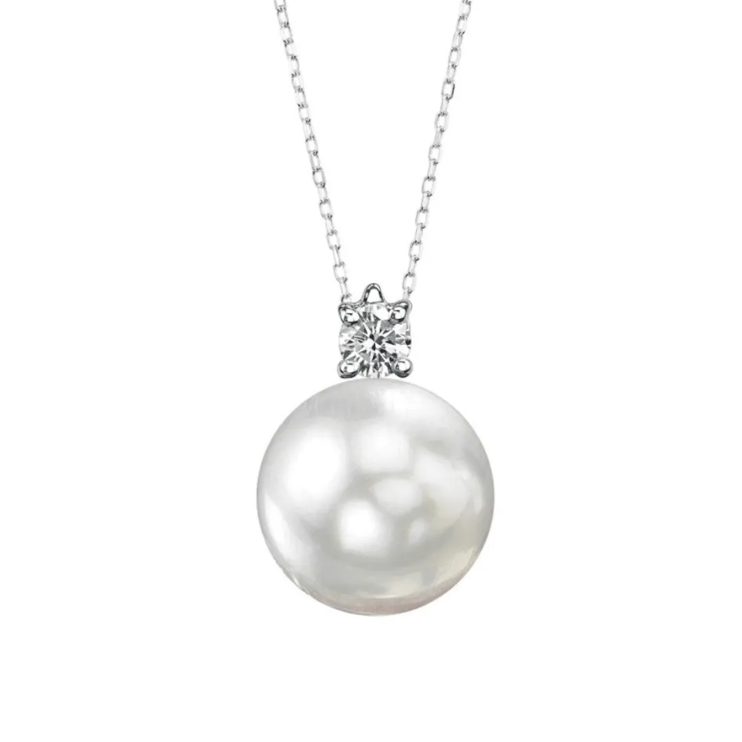 10-11mm Freshwater Pearl & Sasha Purple Necklace