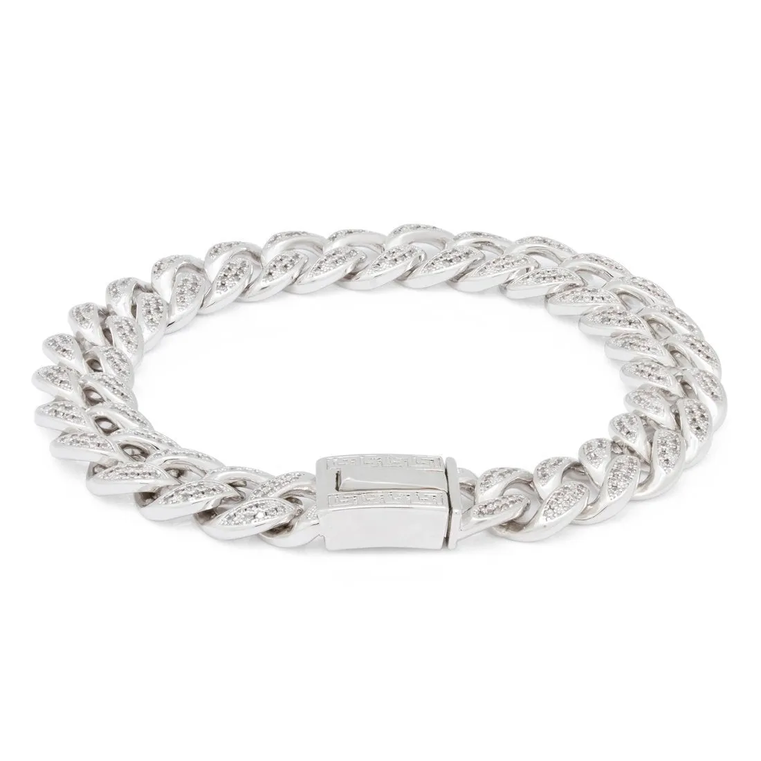 12mm Iced Miami Cuban Bracelet