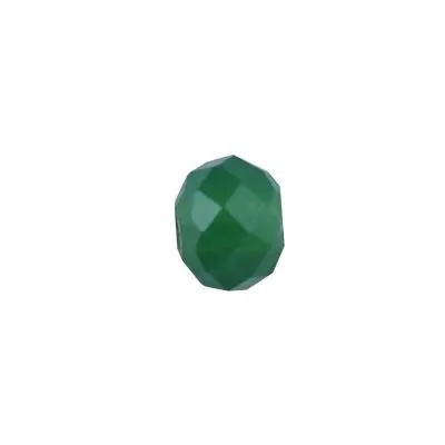 4mm Dark Green Opal Rondelle Chinese Crystal Beads