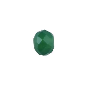 4mm Dark Green Opal Rondelle Chinese Crystal Beads