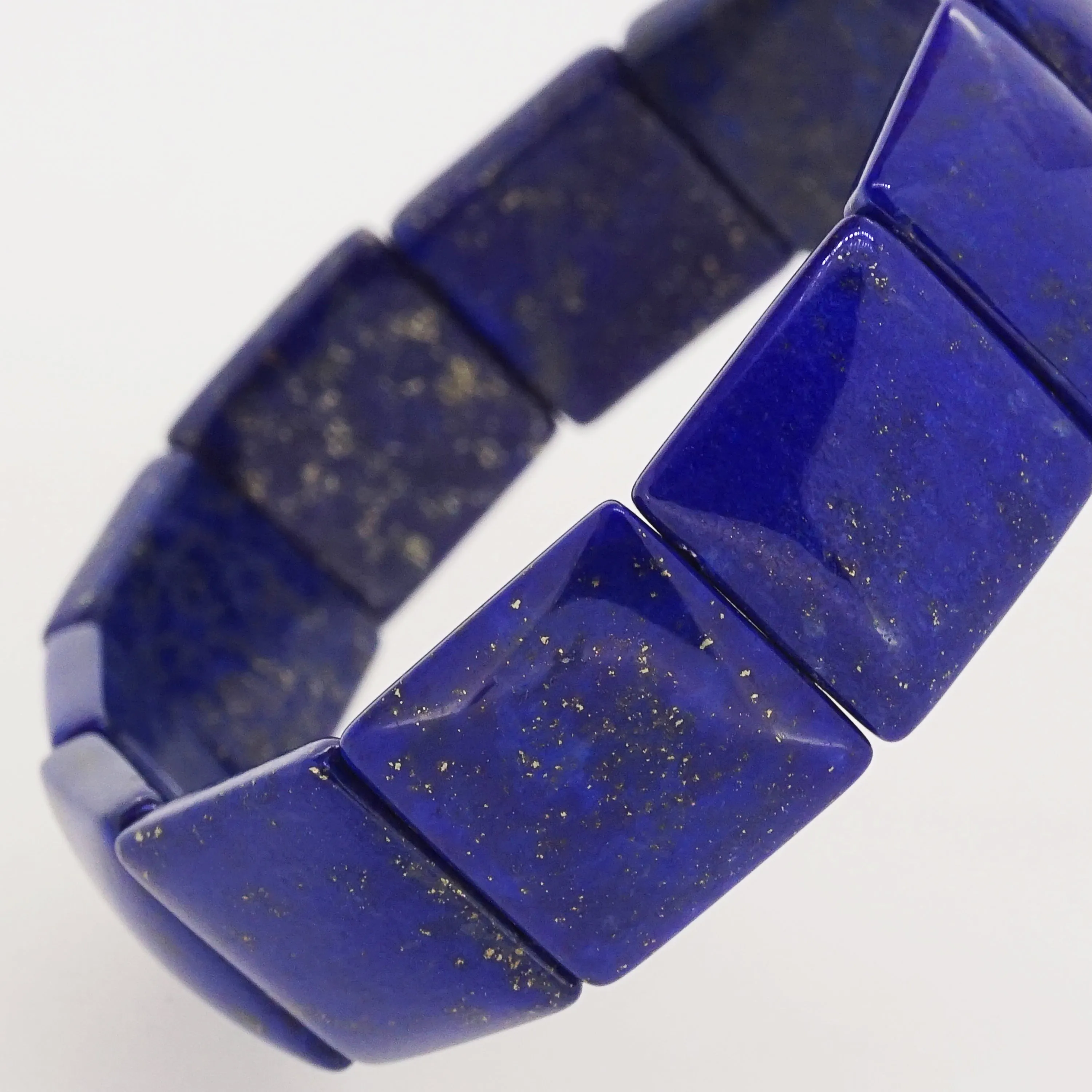 A-Grade Lapis Lazuli Square Bangle