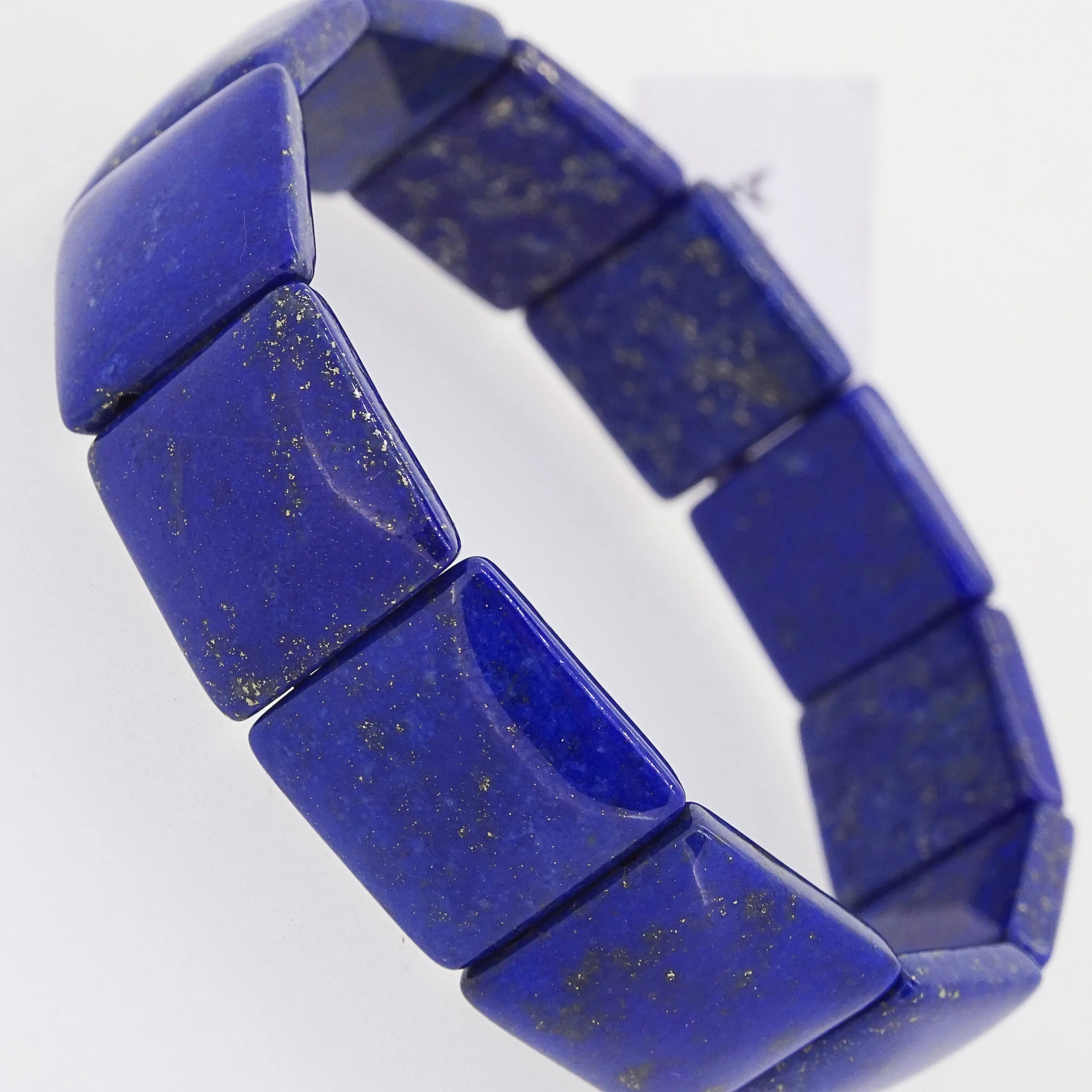 A-Grade Lapis Lazuli Square Bangle