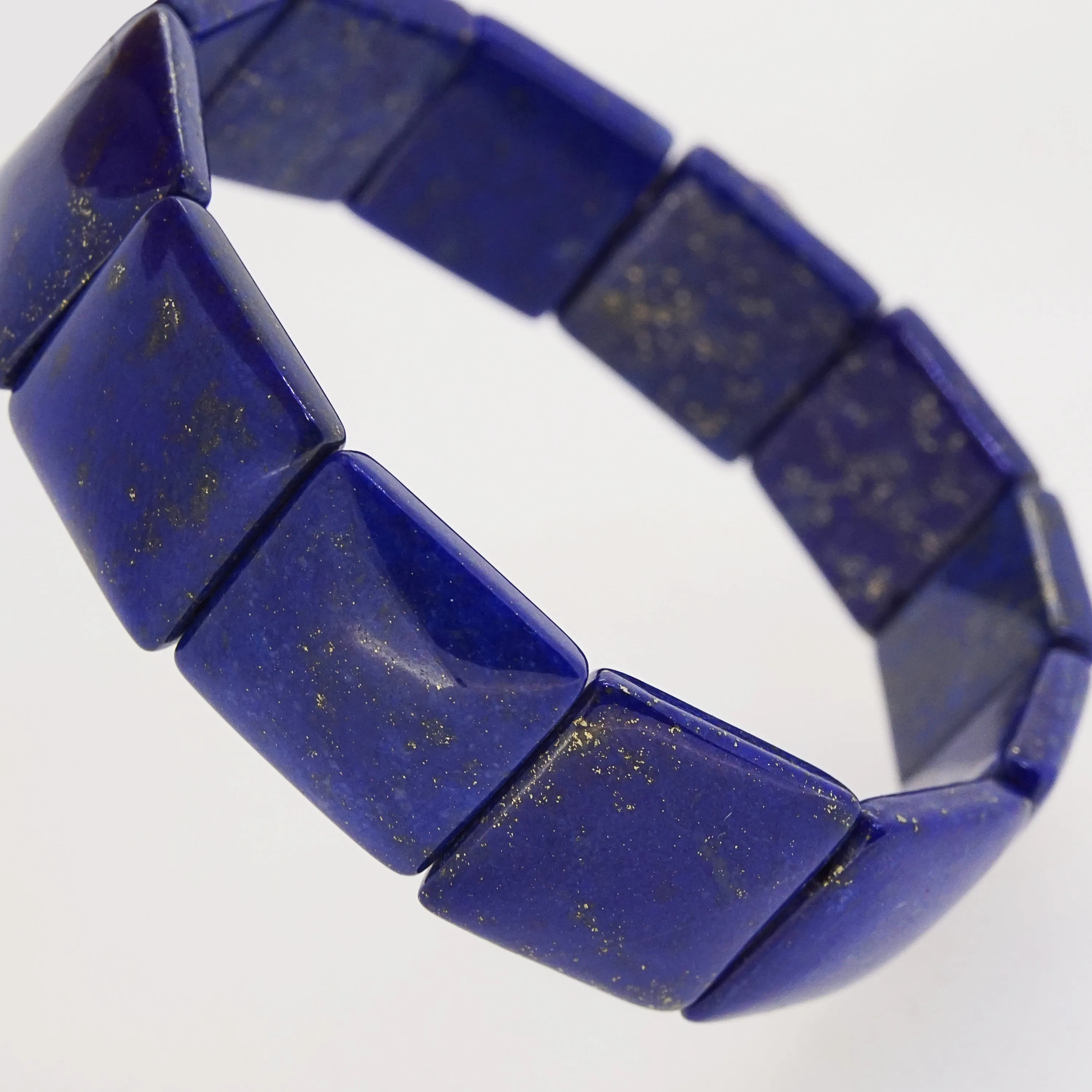 A-Grade Lapis Lazuli Square Bangle