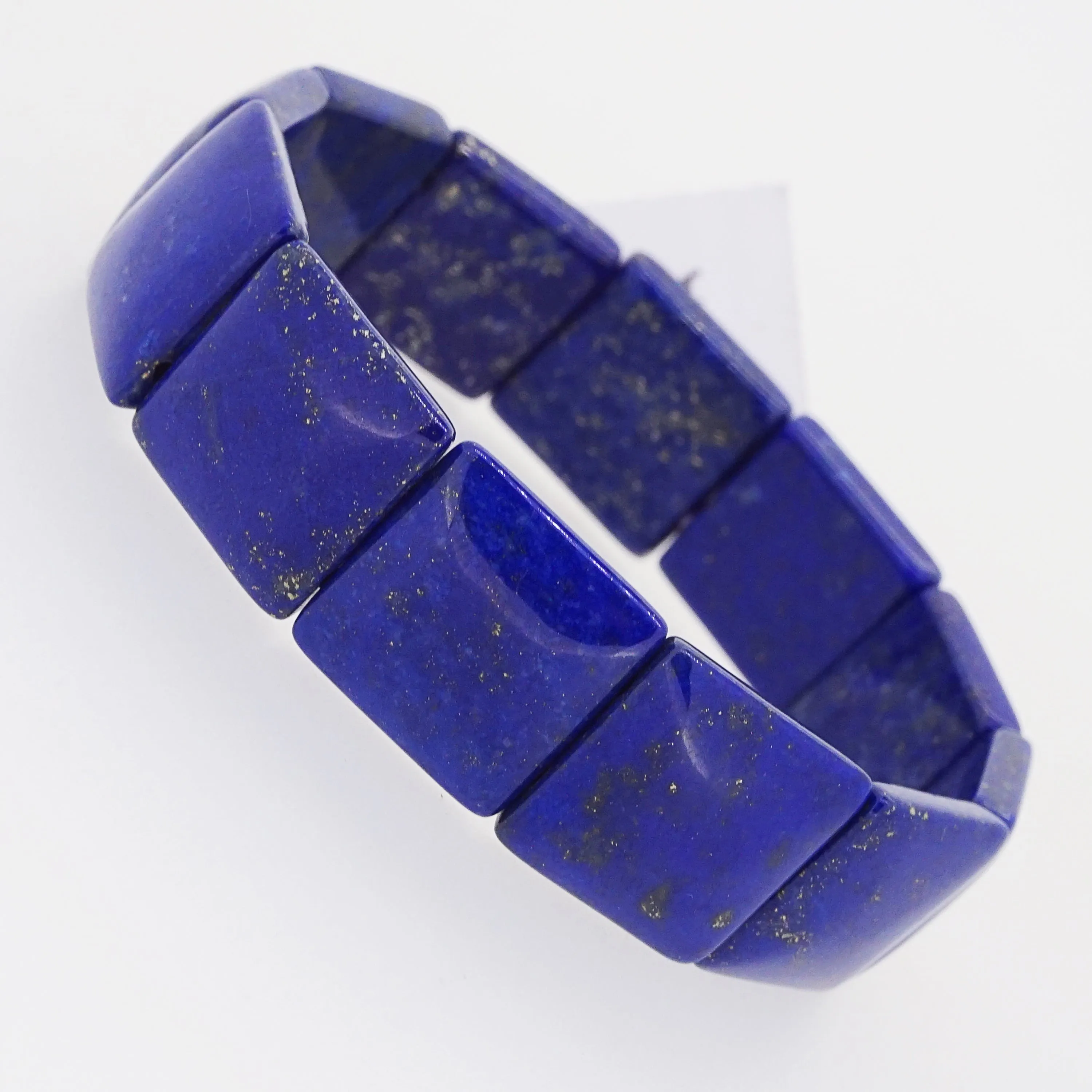 A-Grade Lapis Lazuli Square Bangle
