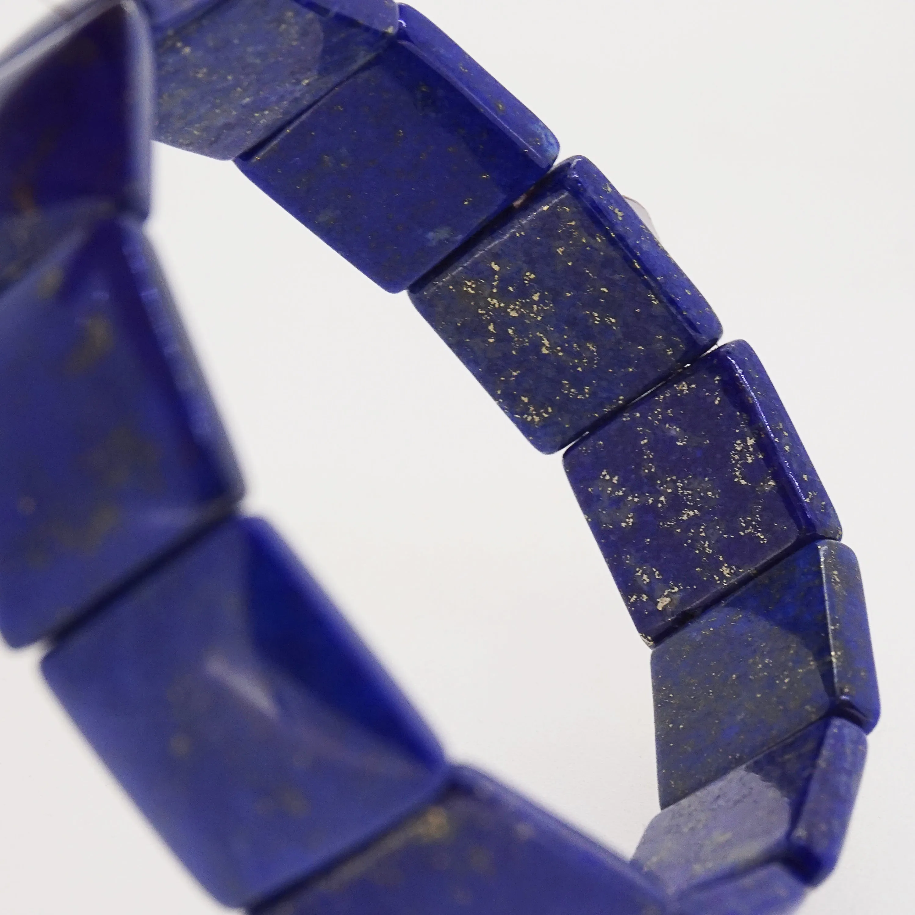 A-Grade Lapis Lazuli Square Bangle
