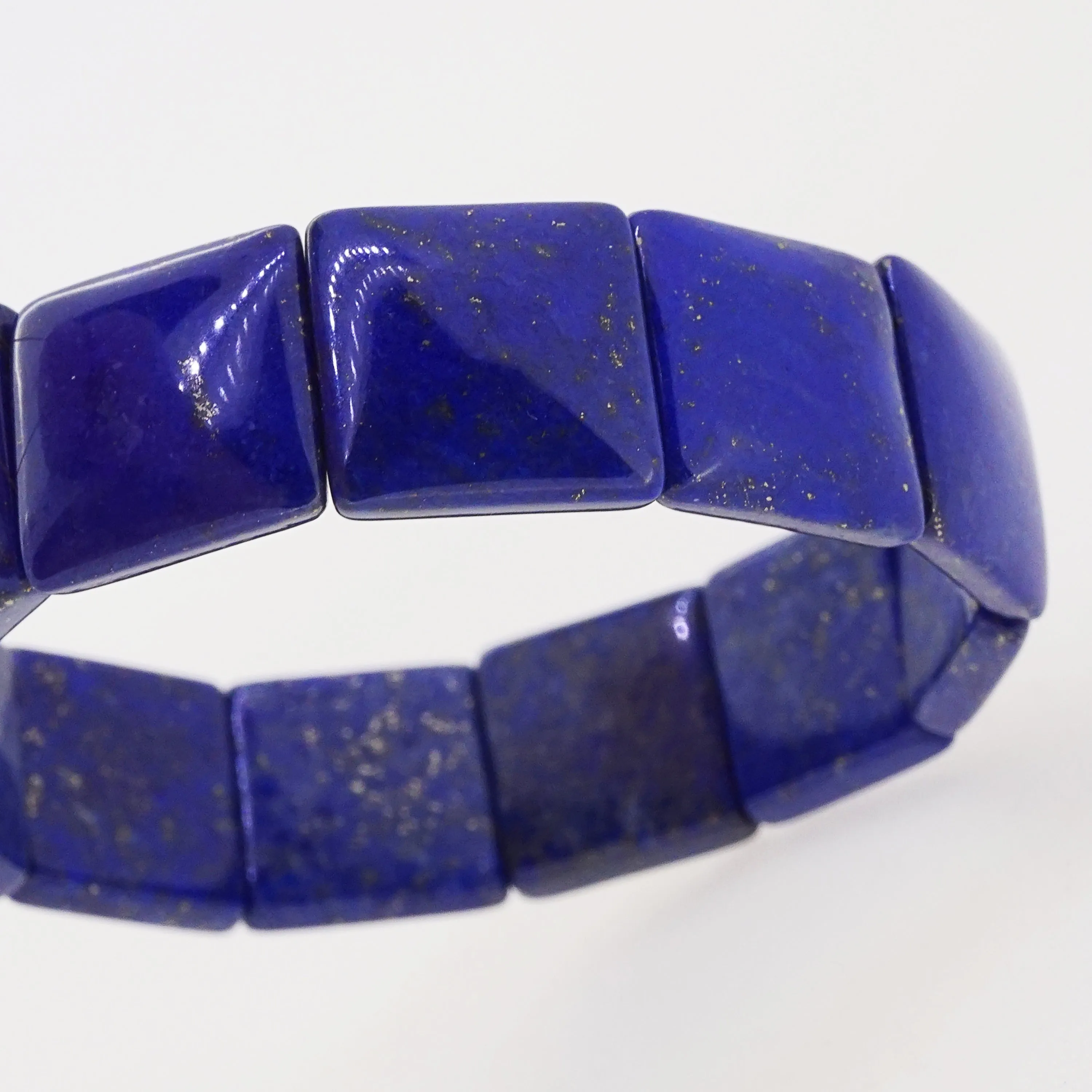 A-Grade Lapis Lazuli Square Bangle