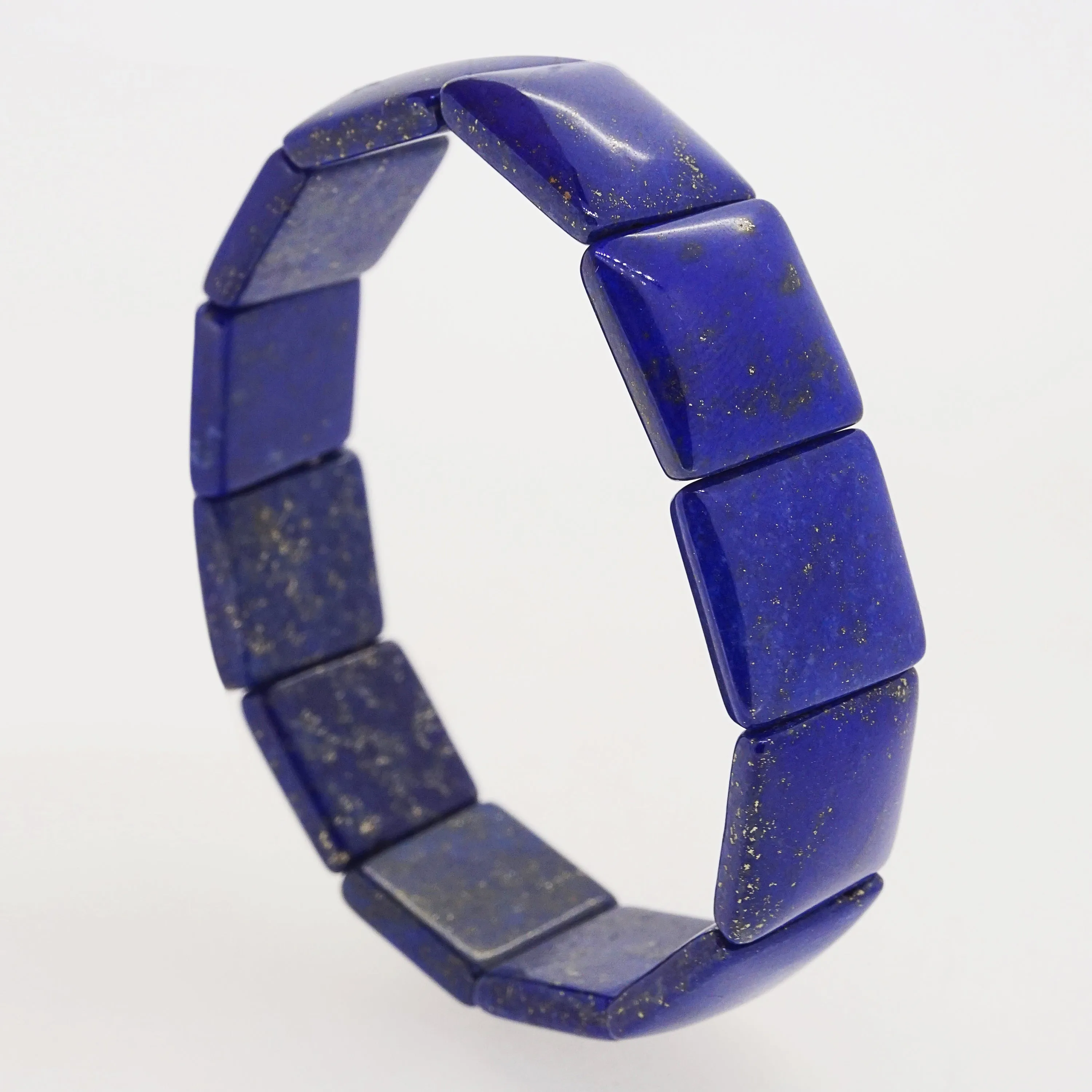 A-Grade Lapis Lazuli Square Bangle