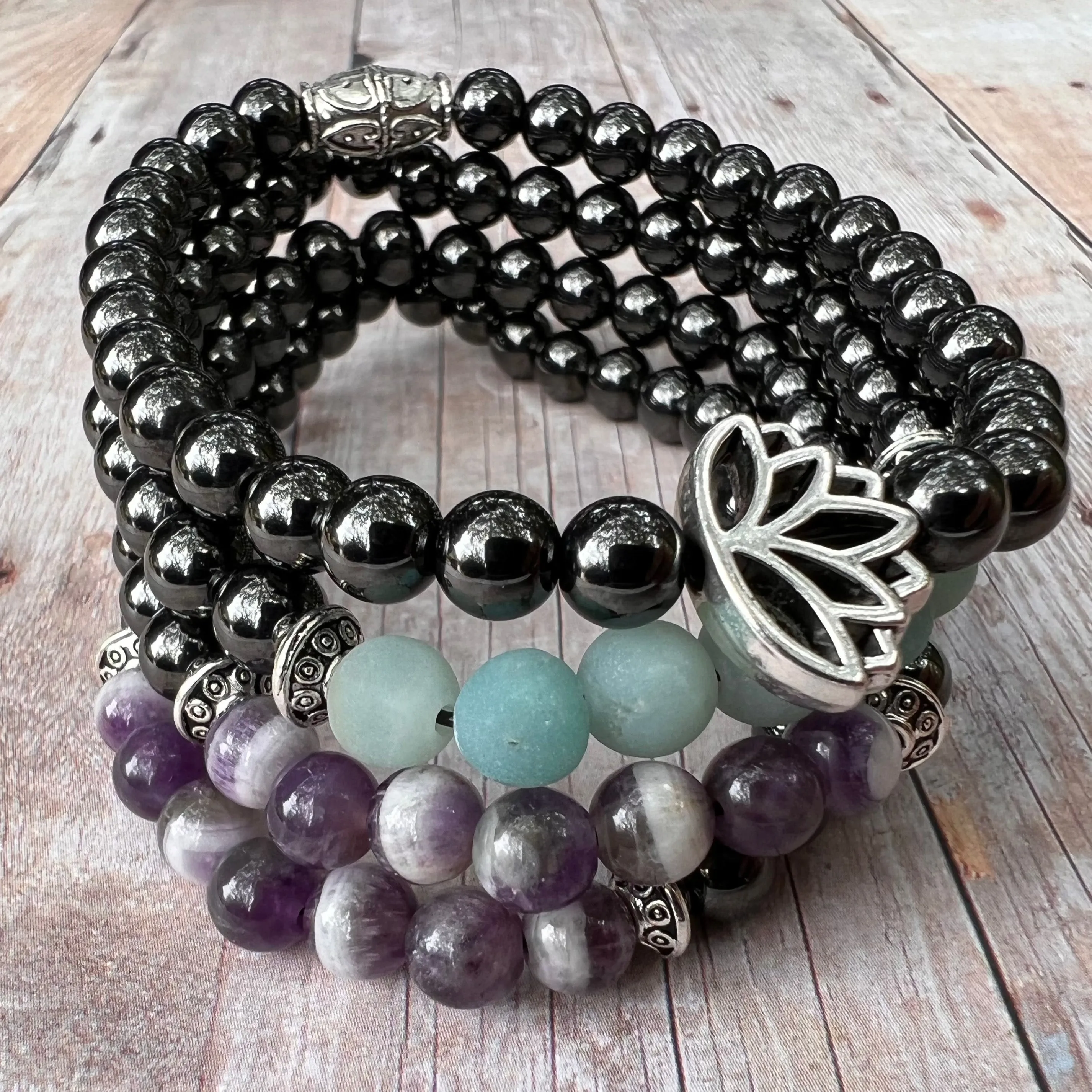 Adults | Rainbow Chakra   High Power Magnetic Hematite Bracelet