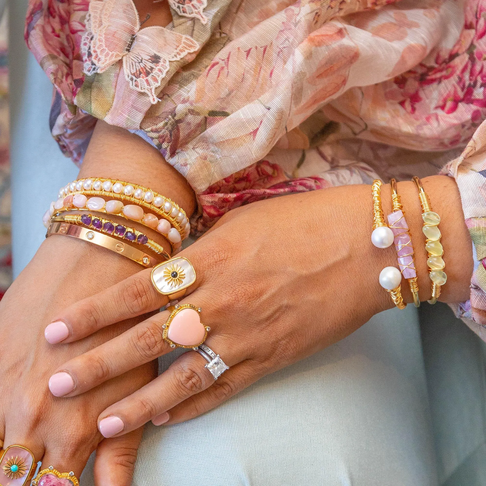 Amethyst Cuff: The Allie