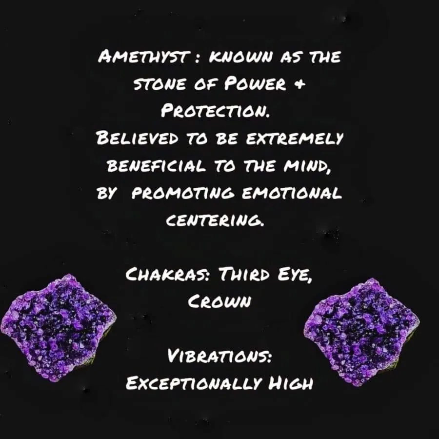 Amethyst lamp, Small