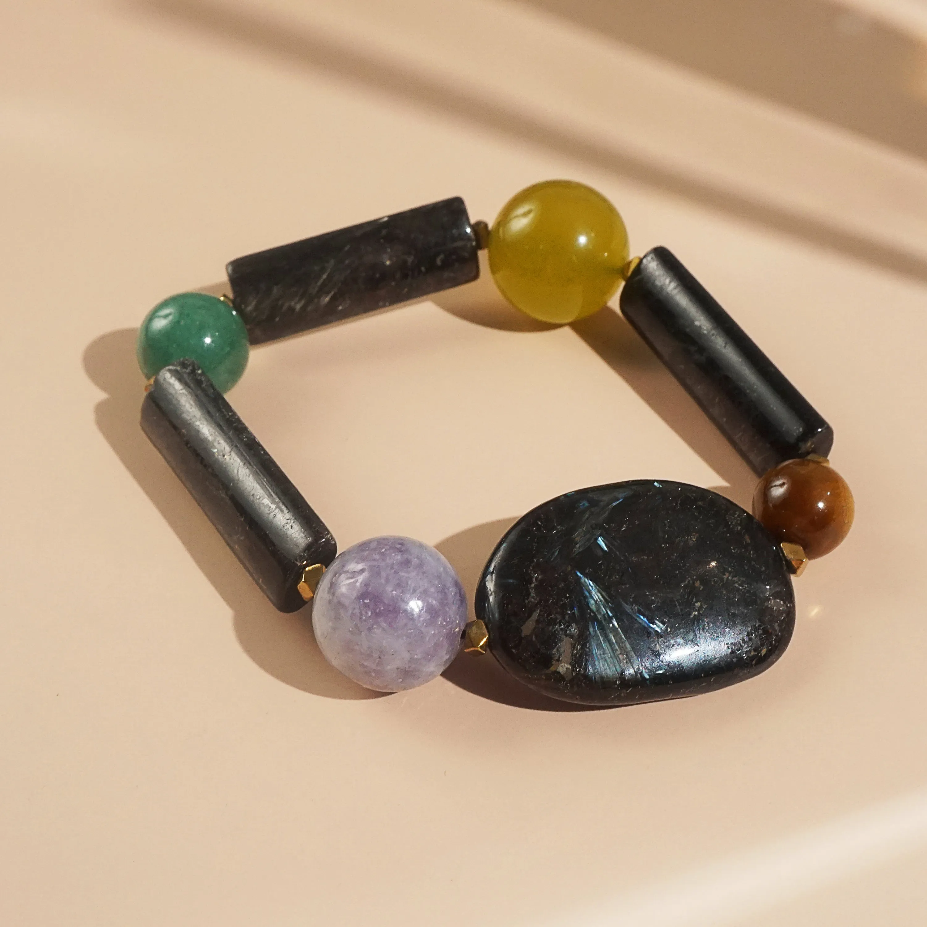Astrophyllite and Mixed Gemstones