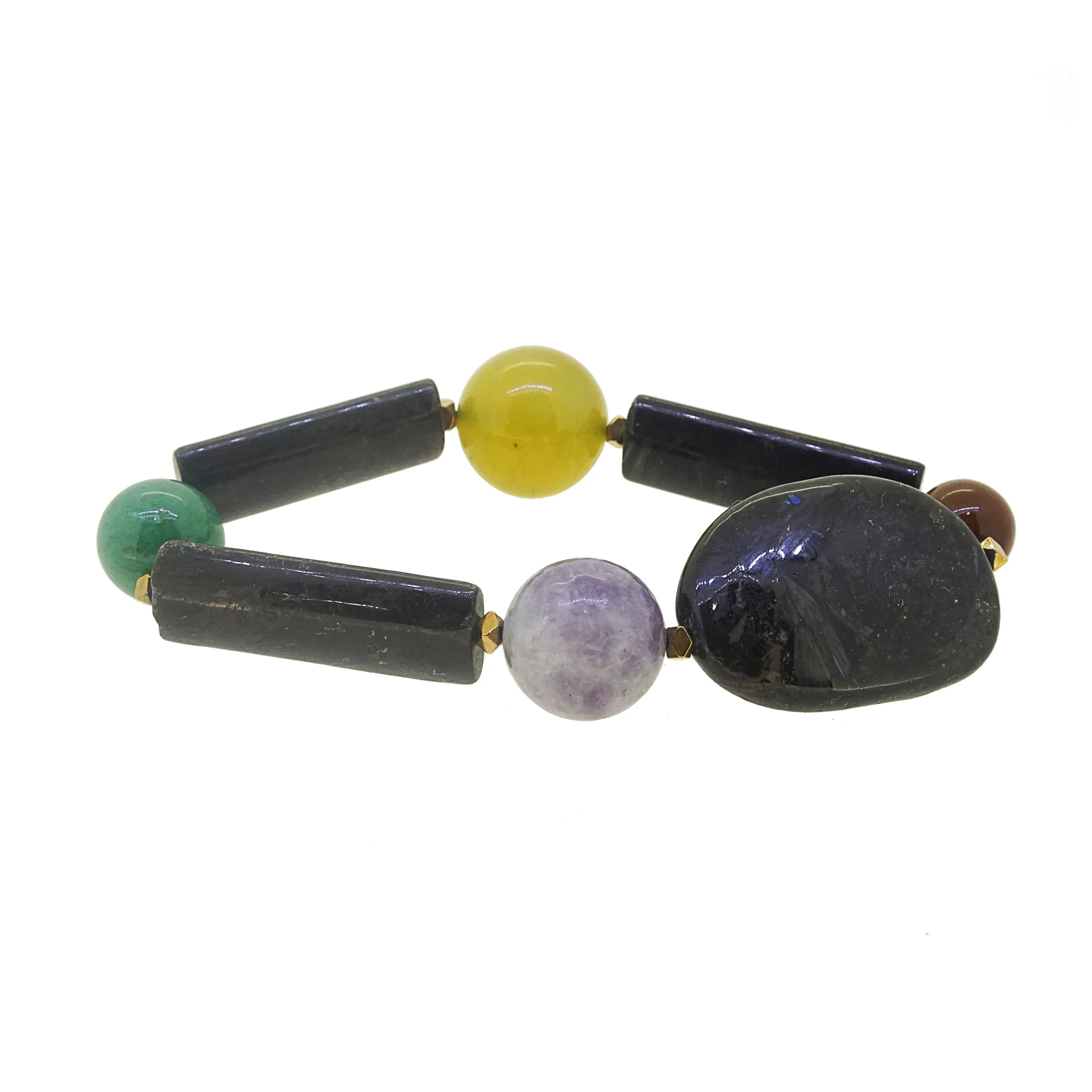 Astrophyllite and Mixed Gemstones