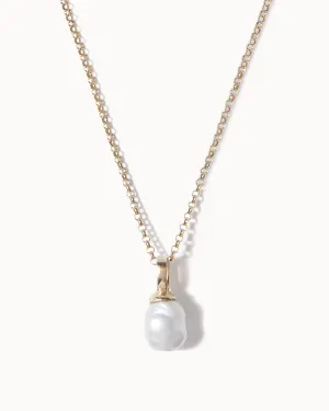 Baroque Pearl Pendant Necklace