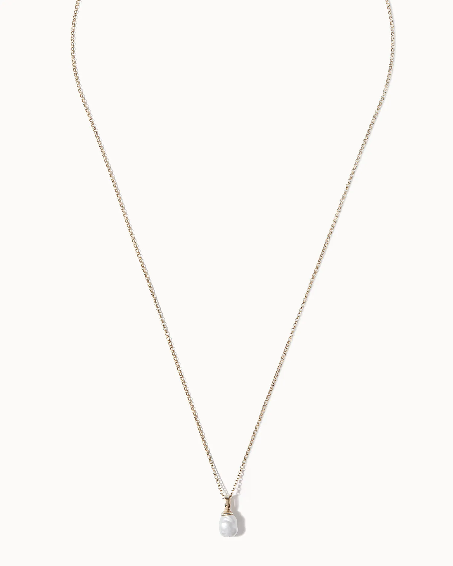 Baroque Pearl Pendant Necklace