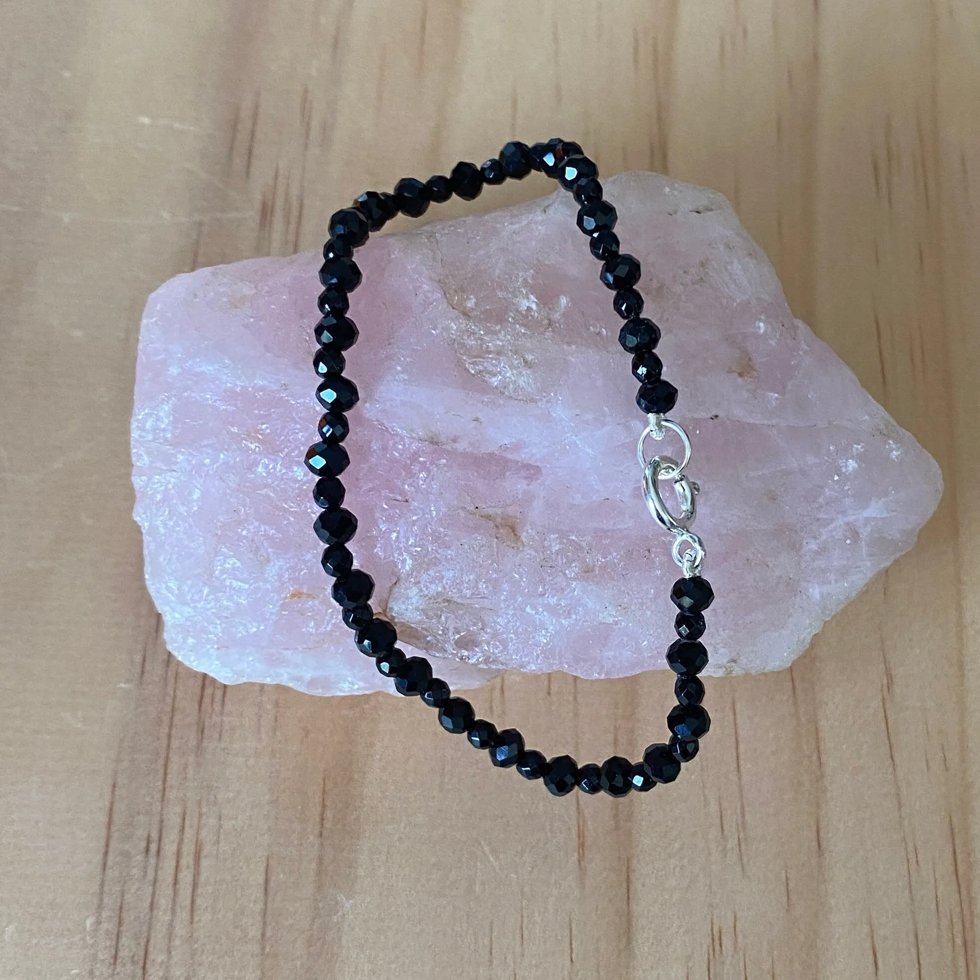 Black Onyx Sterling Silver Bracelet
