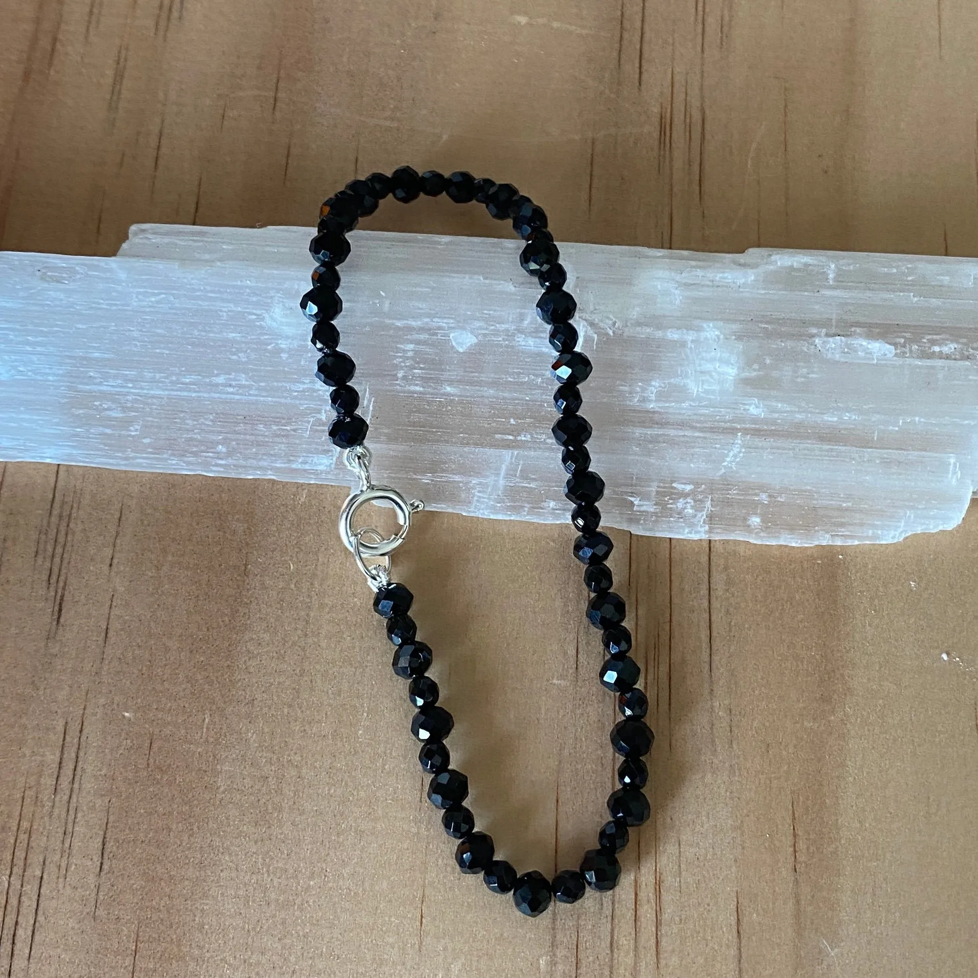 Black Onyx Sterling Silver Bracelet
