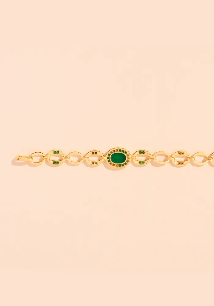 Bracelet Hera Onyx Vert