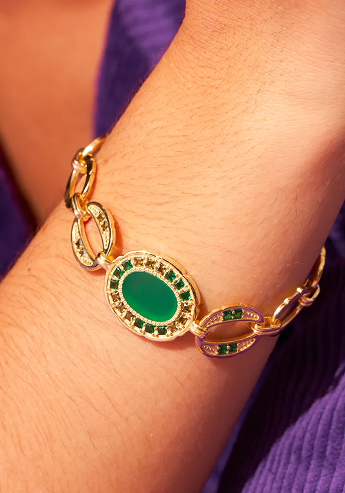 Bracelet Hera Onyx Vert