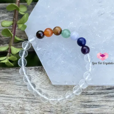 Chakra with Clear Quartz Faceted Remedy Bracelet