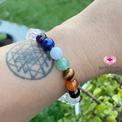 Chakra with Clear Quartz Faceted Remedy Bracelet