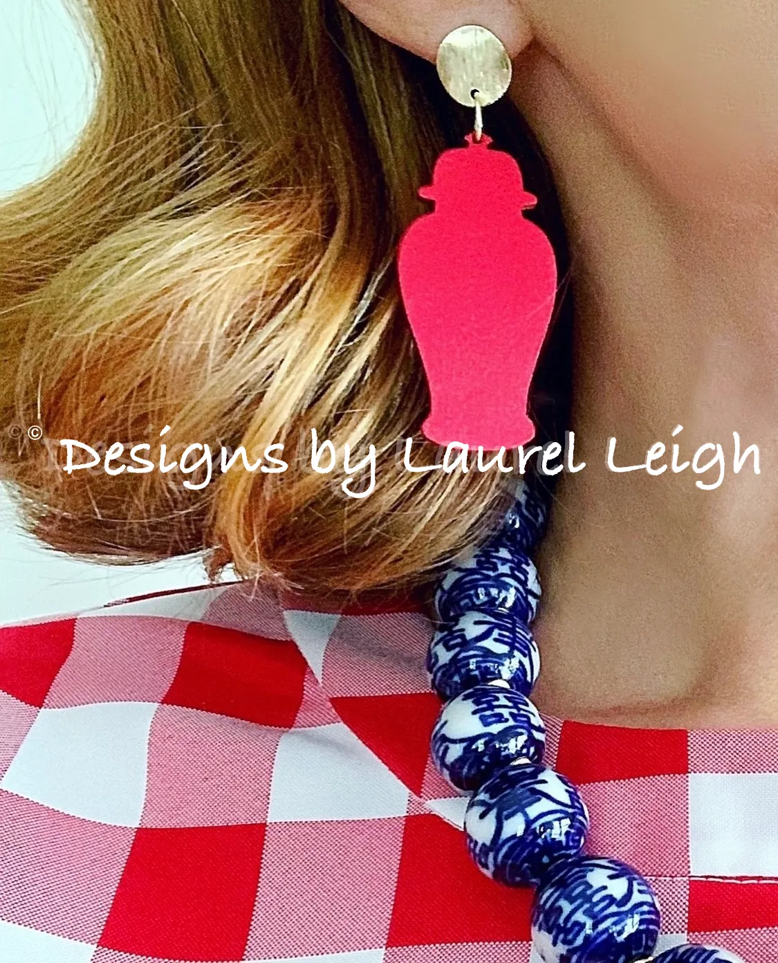 Chinoiserie Tortoise Shell Pendant Necklace