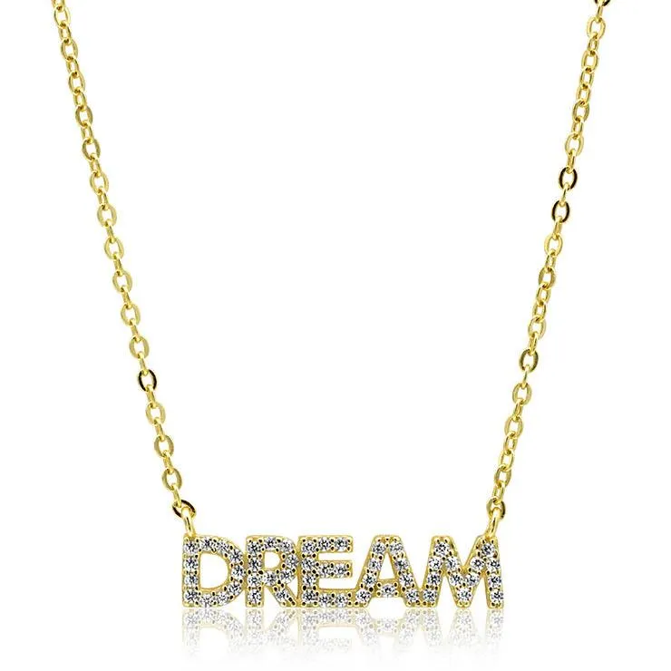 Choose Your Word or Name Personalized Diamond Necklace