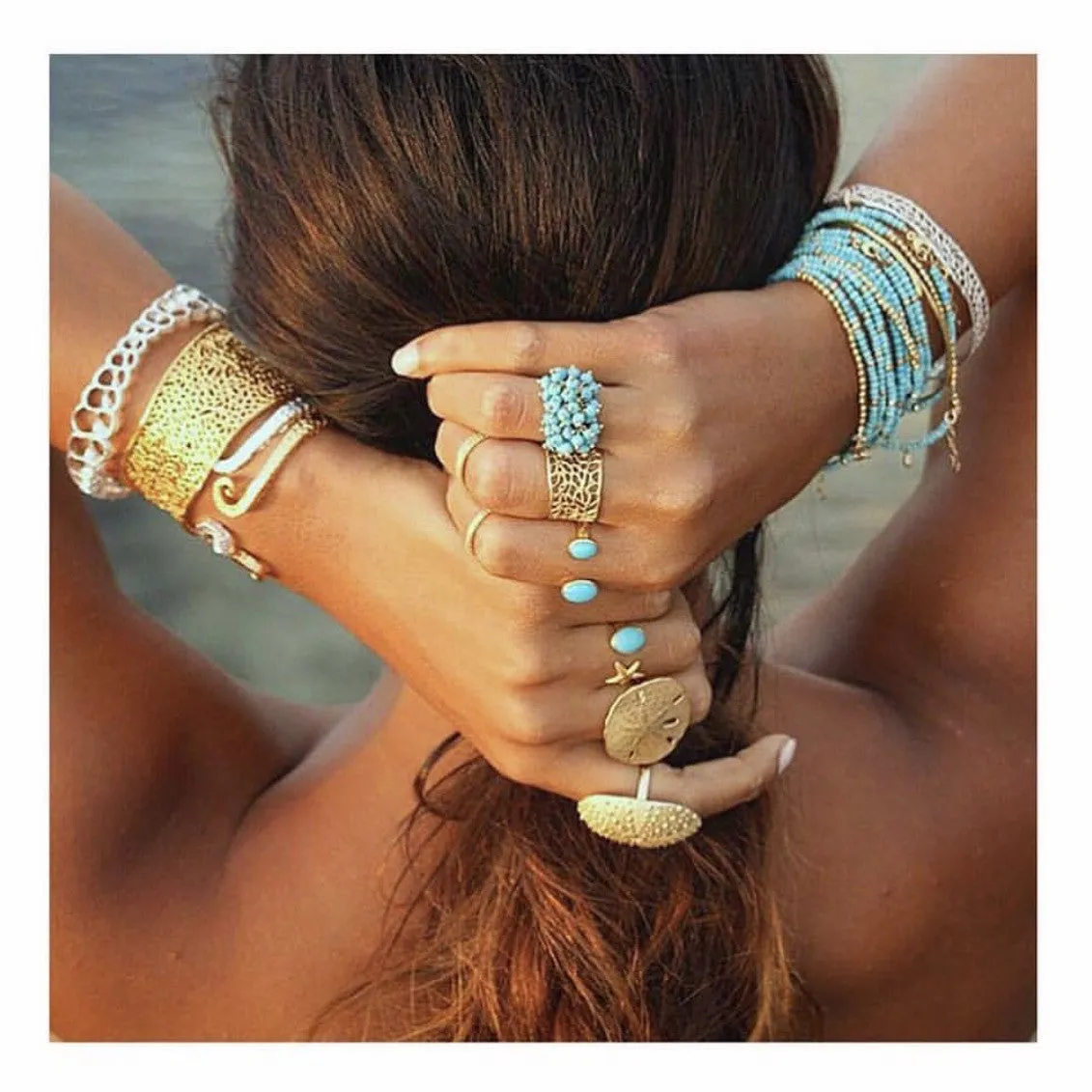 Coral Bangle Bracelet