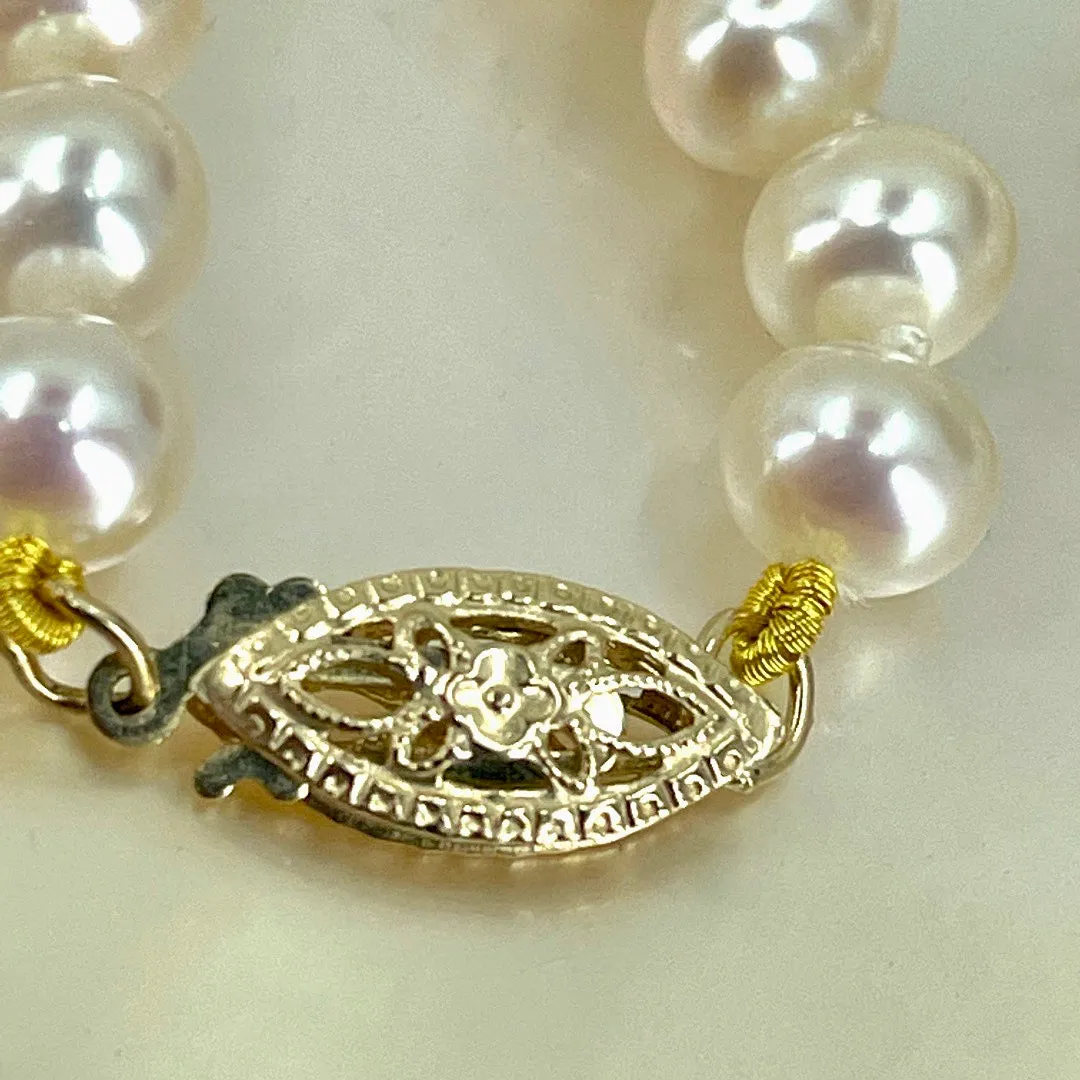 Cultured Freshwater Classic Petite 9ct Bracelet