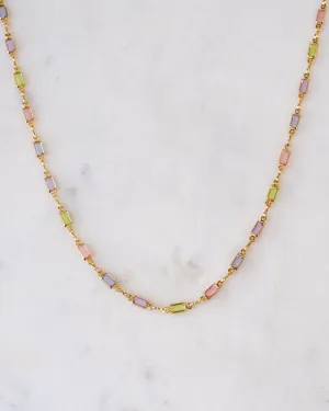 Daria Colourful Gold Necklace