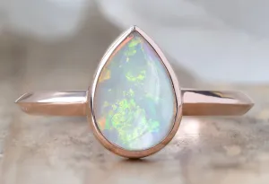 Design Your Own Custom Australian Opal Engagement Ring
