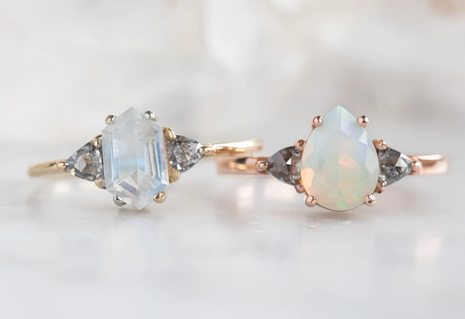 Design Your Own Custom Australian Opal Engagement Ring