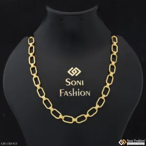 Designer Design Best Quality Gold Plated Chain for Men - Style D513