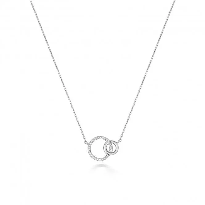 Diamond Jewellery 9ct White Gold Diamond Necklace ND145W