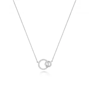 Diamond Jewellery 9ct White Gold Diamond Necklace ND145W