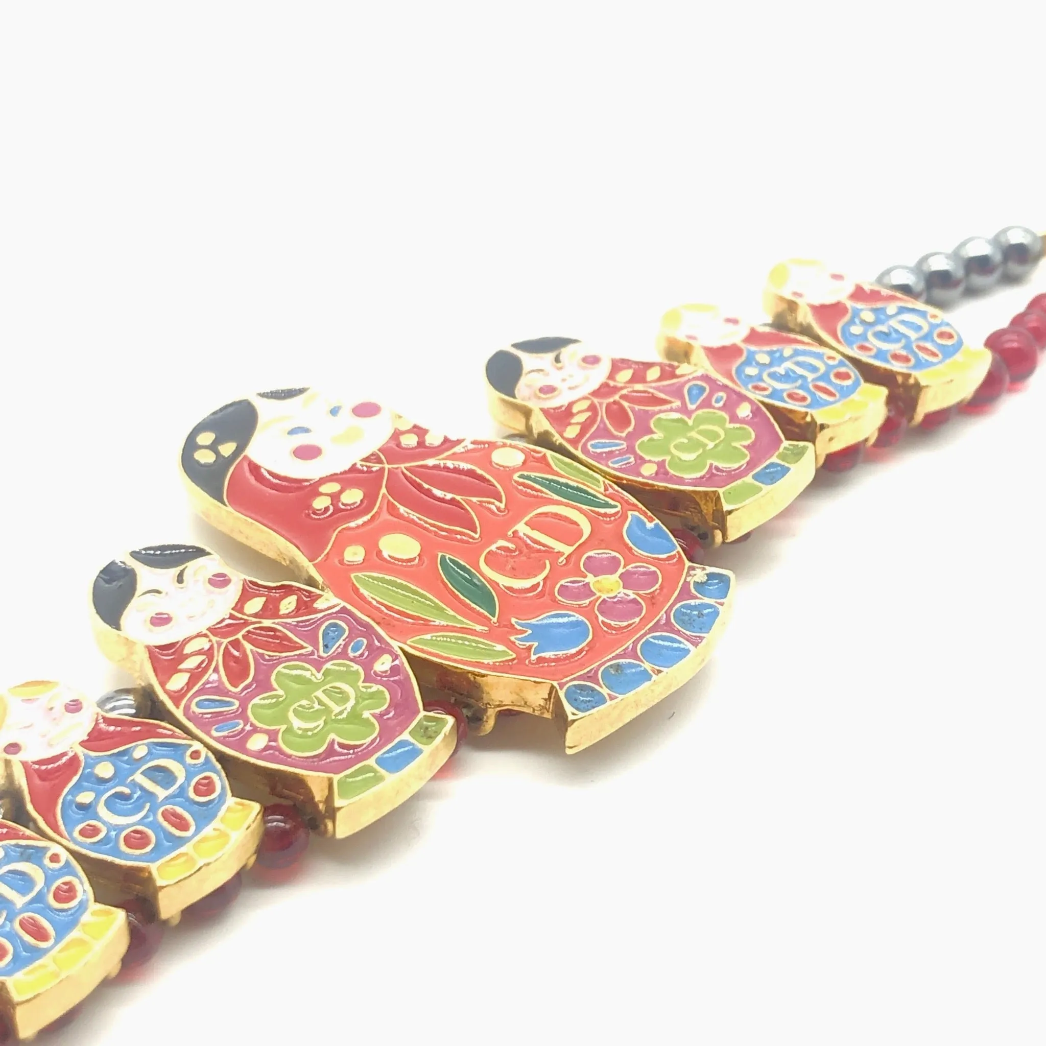 Dior By Galliano Matryoshka Russian Doll Bracelet