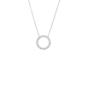Dunes Small Circle Diamond Necklace