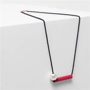 ELK Perle Necklace - Bright Pink