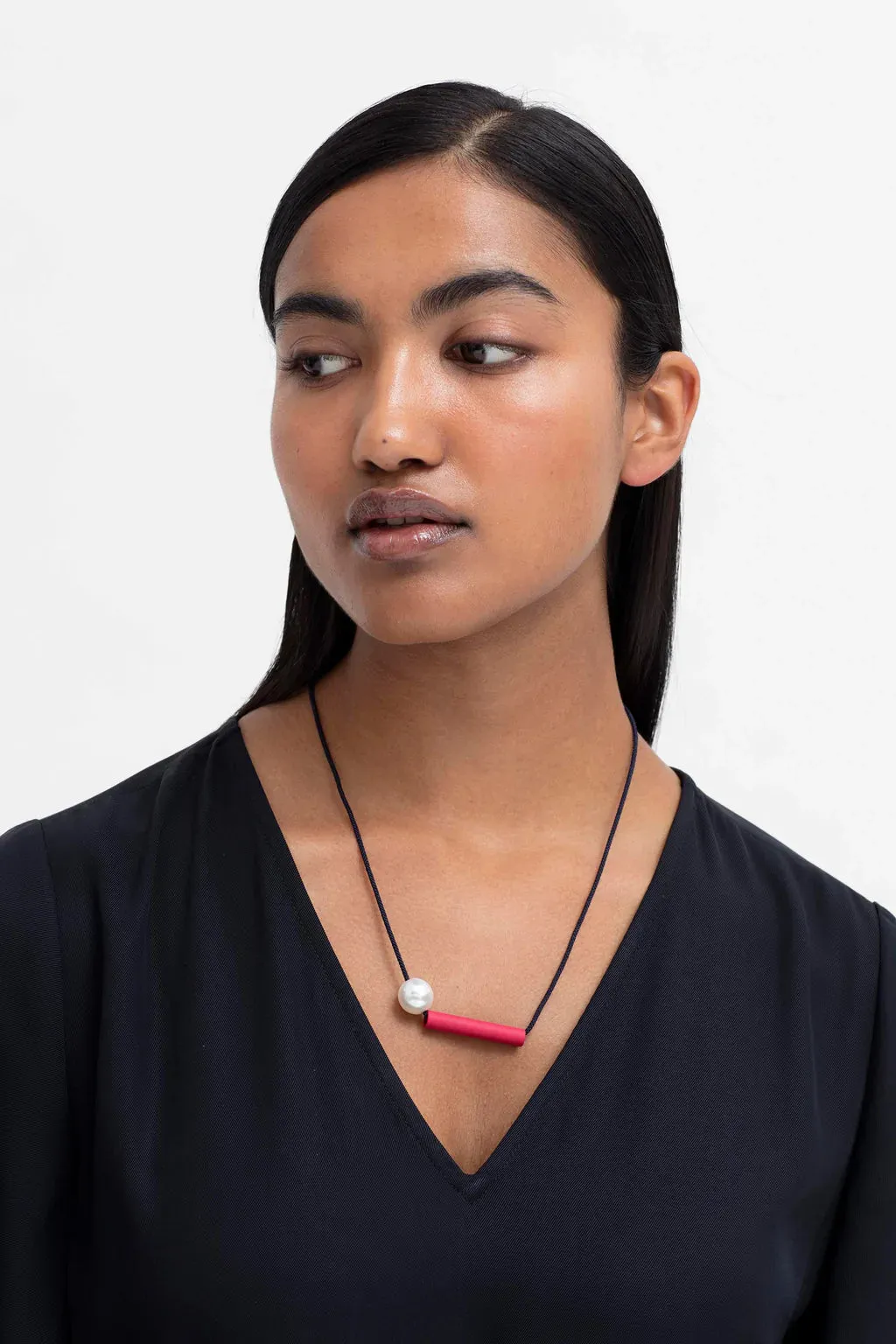 ELK Perle Necklace - Bright Pink