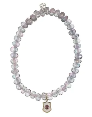 Enamel Crest Mystic Quartz Bracelet
