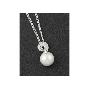 Equilibrium Swirl Pearl Necklace