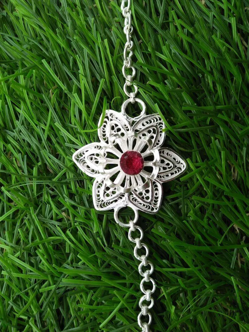 Festive - Silver rakhi