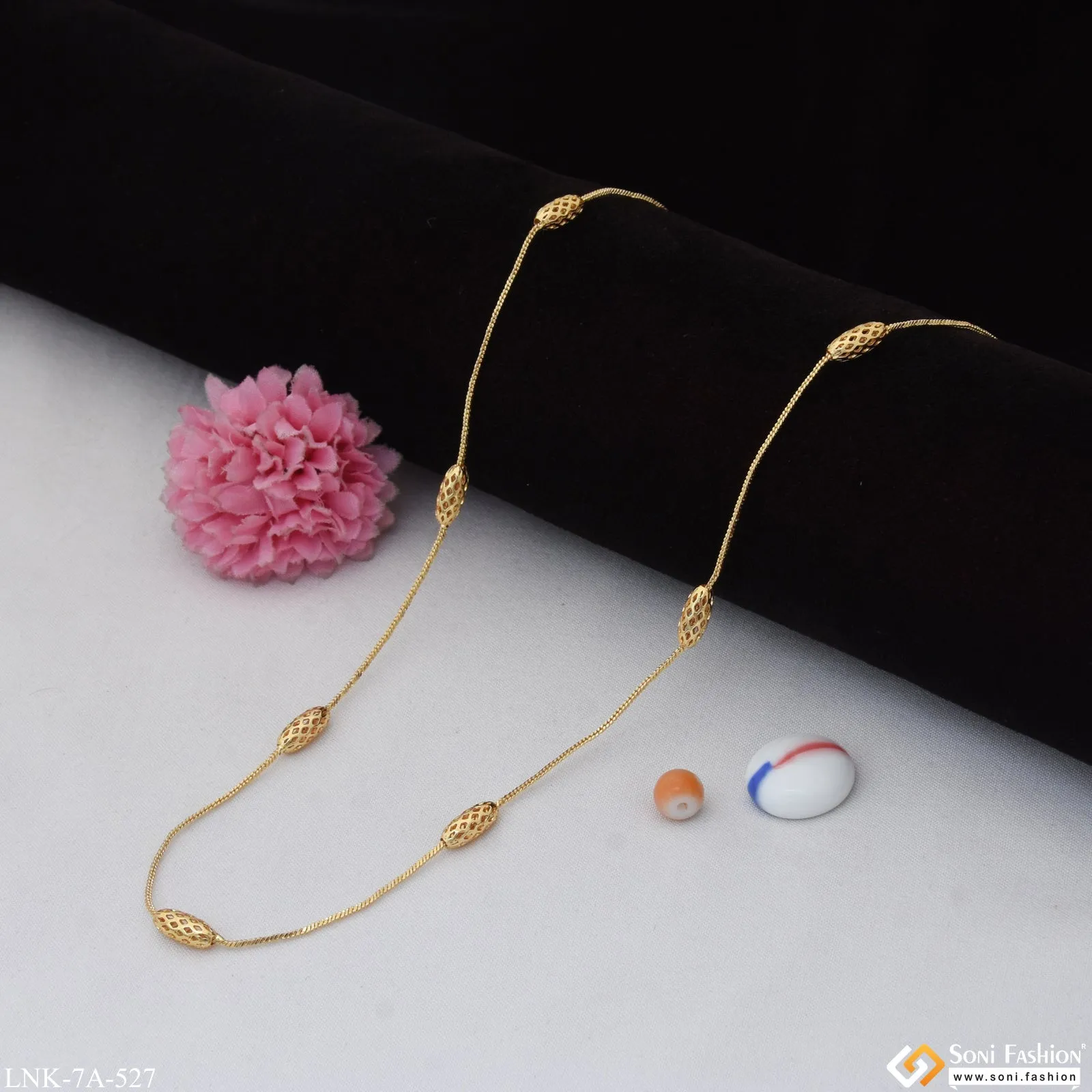 Funky Design Fashionable Gold Plated Chain for Ladies - Style A527