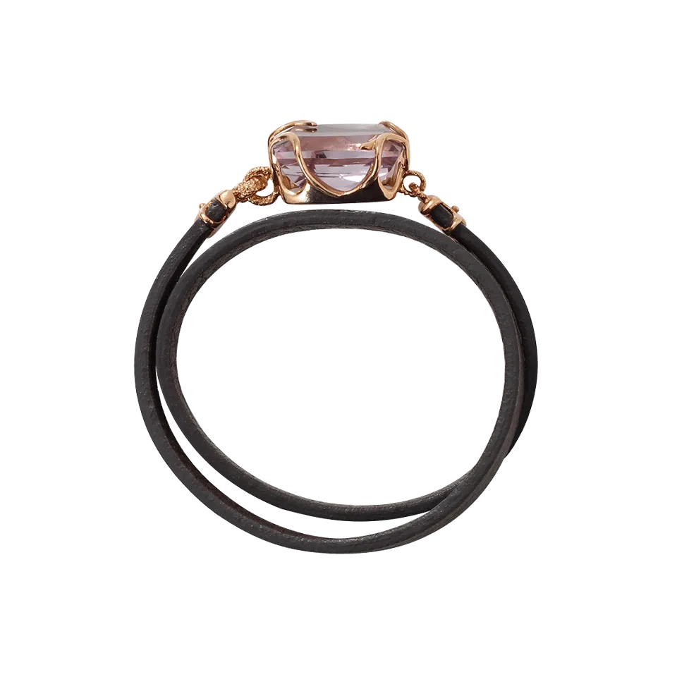 Gemma Amethyst Wrap Bracelet