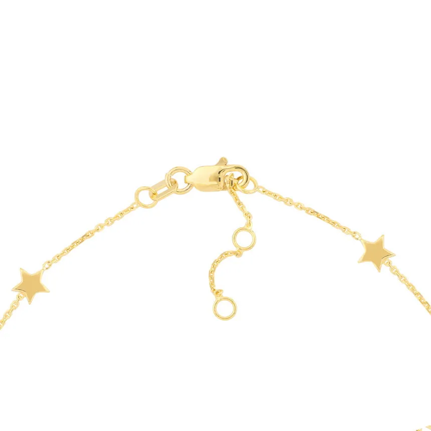 Gold Bracelet With Stars