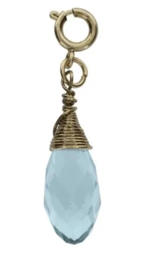 GOLD LT AMETHYST BIRTHSTONE CHARM
