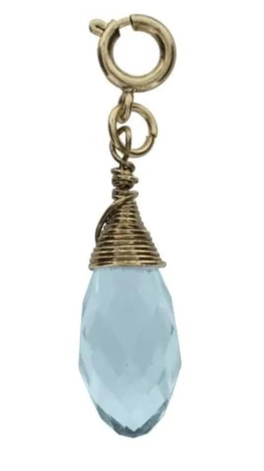 GOLD LT AMETHYST BIRTHSTONE CHARM