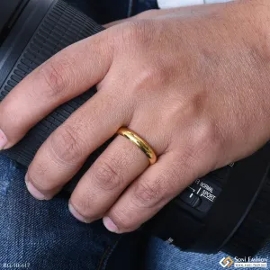 Golden Color Stainless Steel Ring For Men - Style B617