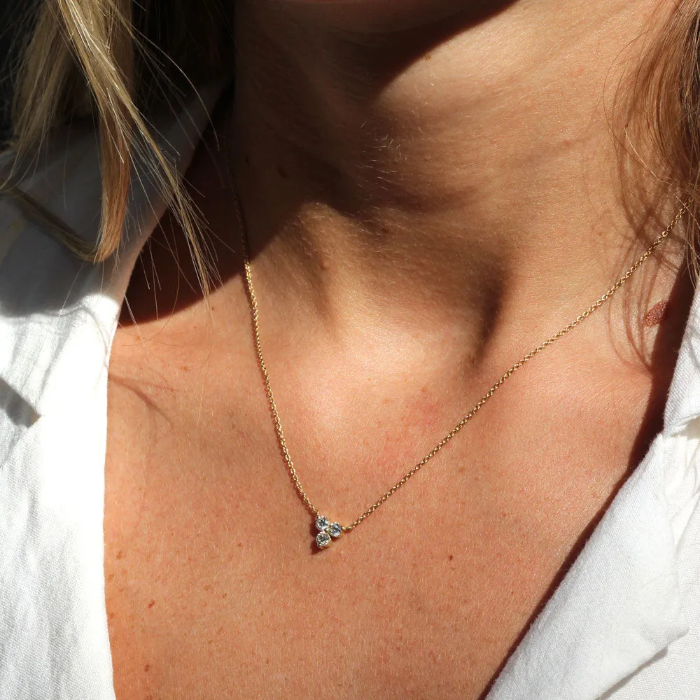 Grace Necklace White Diamonds